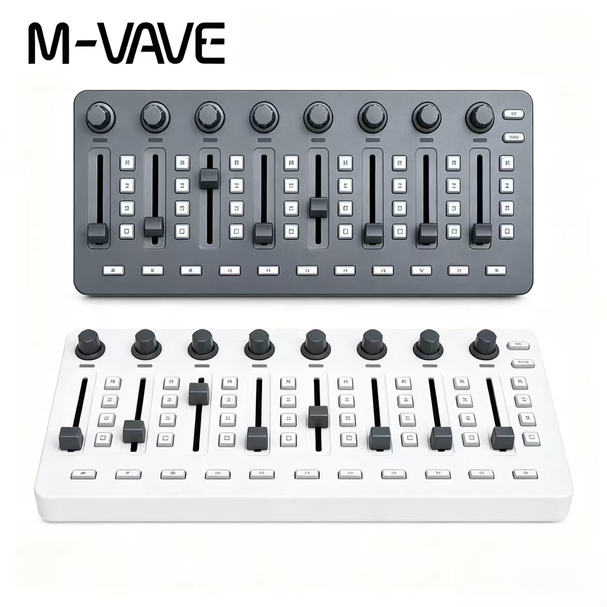 Midi Controller Pad - Controlador MIDI Sem Fio M-VAVE SMC-MIXER,