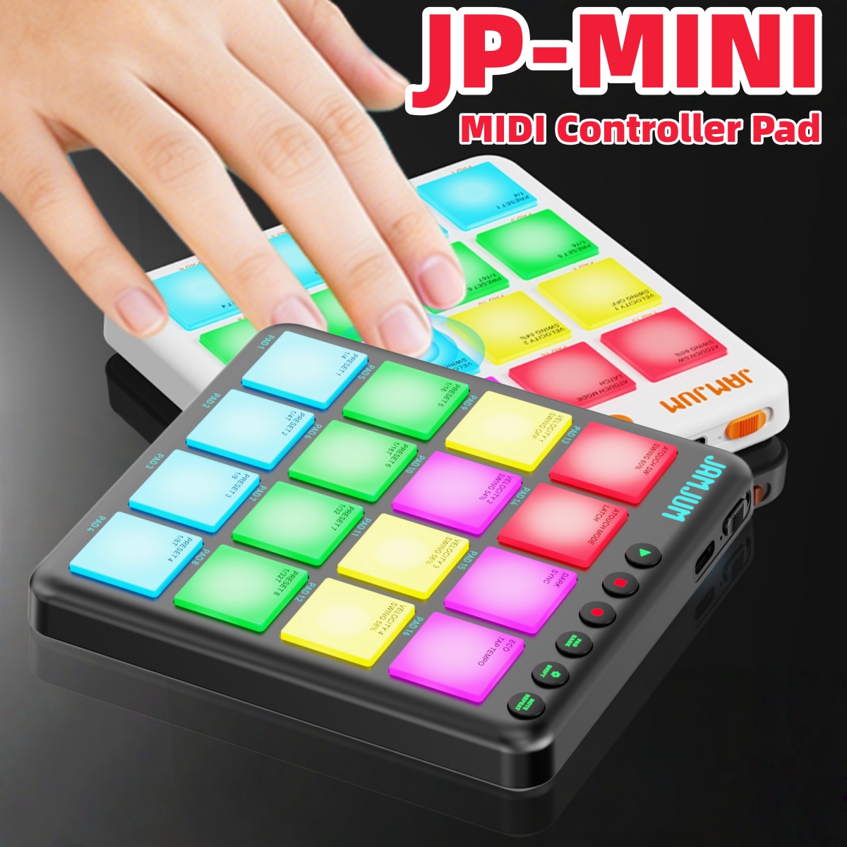 Midi Controller Pad - Controlador MIDI Sem Fio JAMJUM JP-MINI