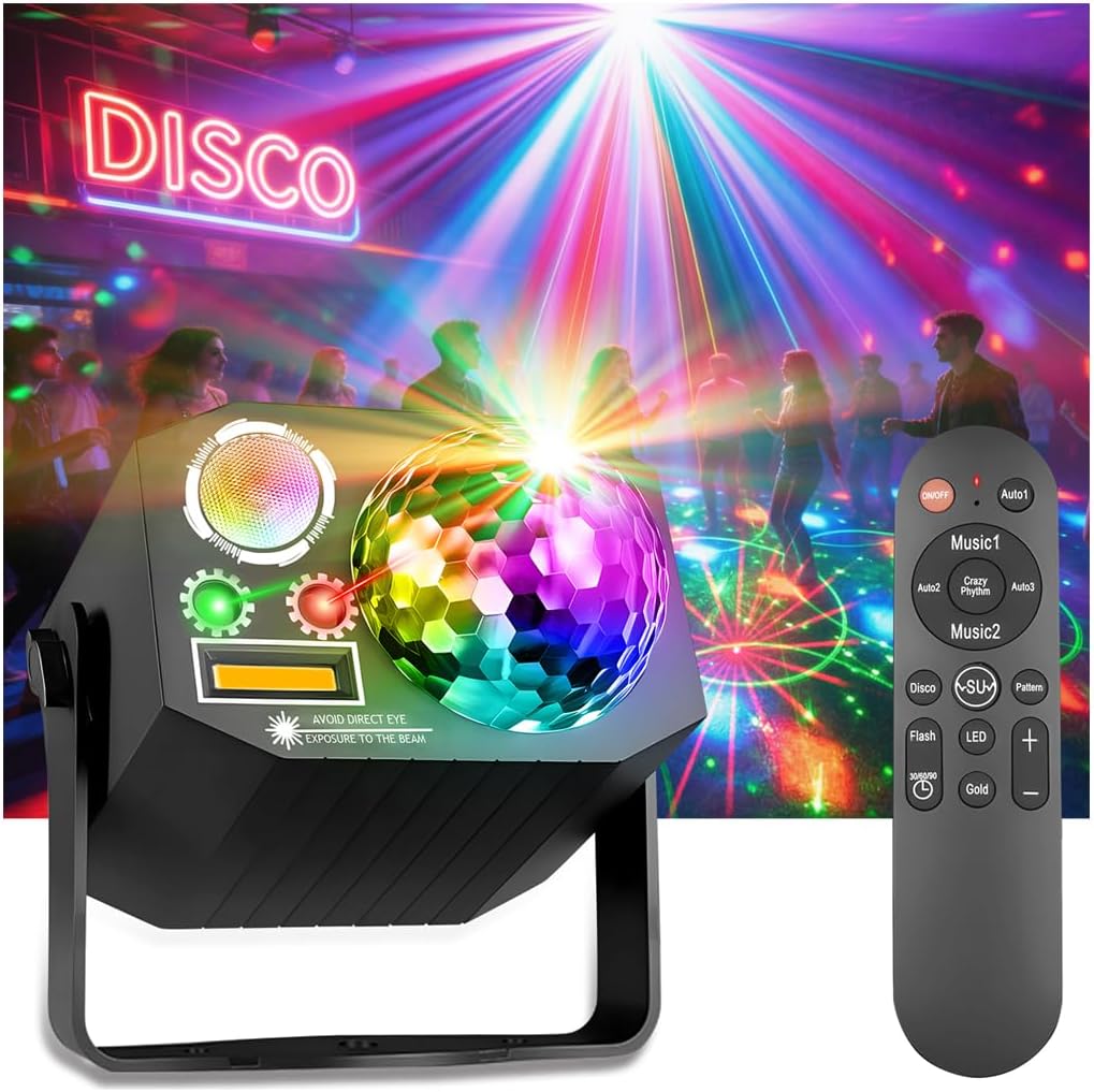 Audio Music Dj - Luzes de Bola de Discoteca para