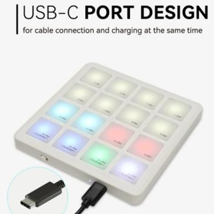 Midi Controller Pad - Controlador MIDI Portátil SMC-PAD com Pads