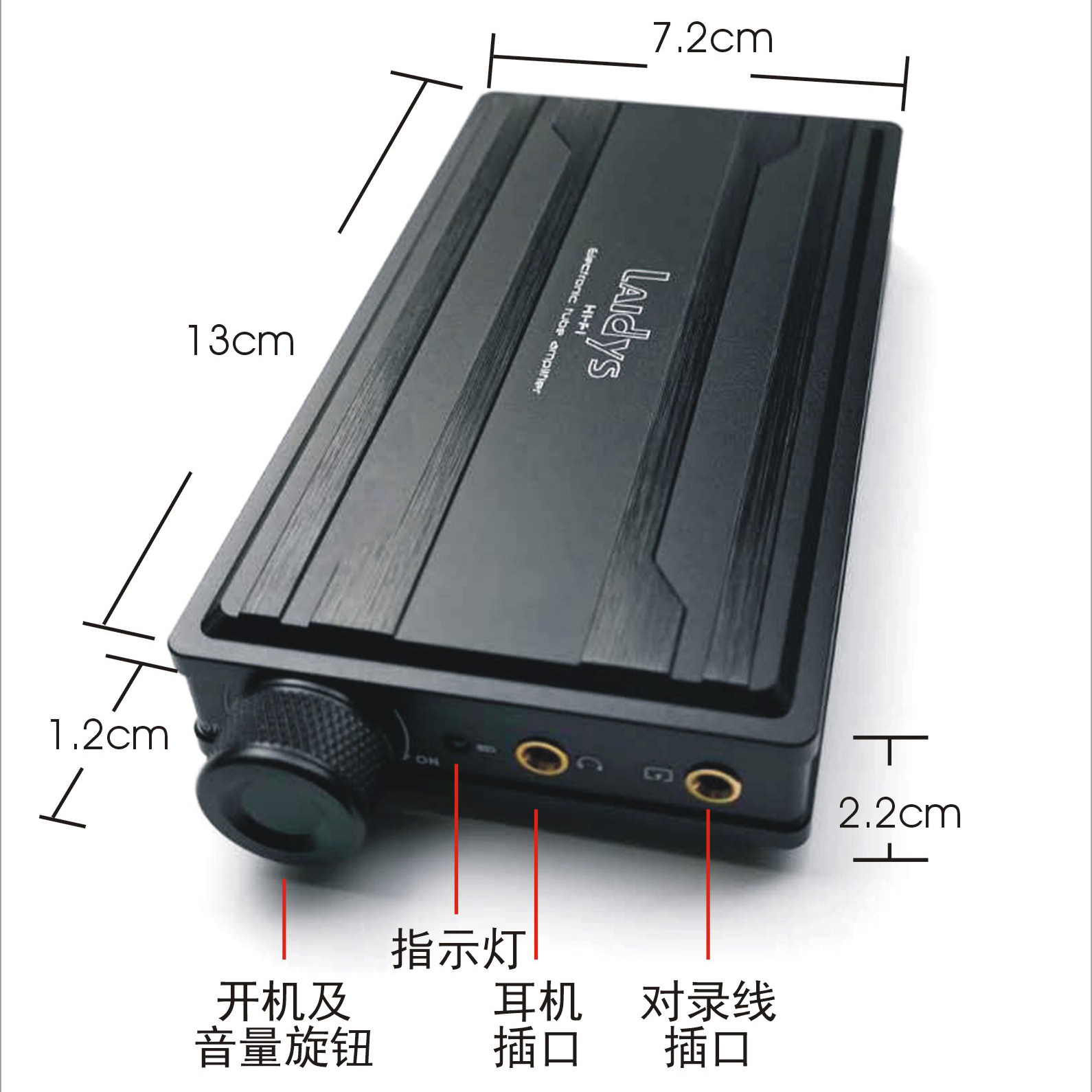 Headphone Amplifier Dac - Amplificador de Fone de Ouvido Portátil