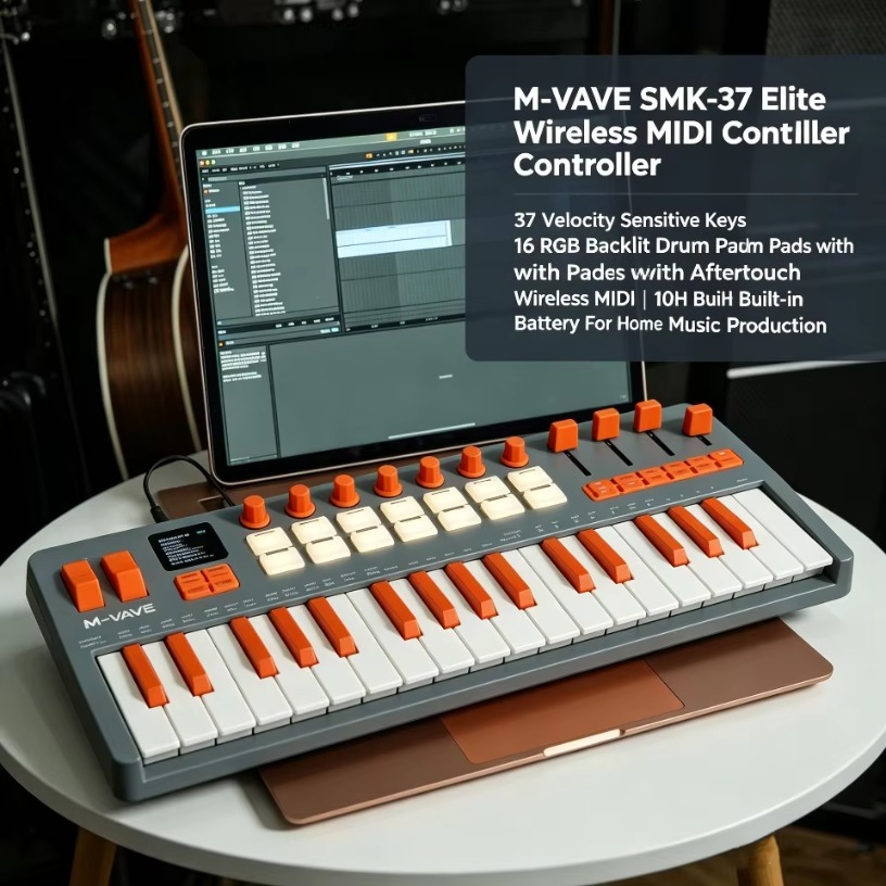 Controlador de teclado MIDI se - Midi Controller Pad avaliação e preço