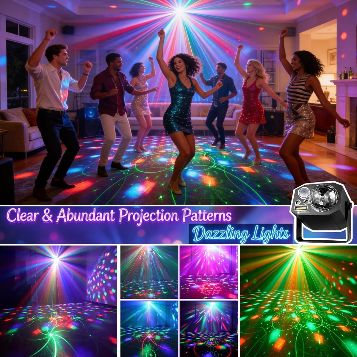 Luzes de Bola de Discoteca par - Audio Music Dj avaliação e preço