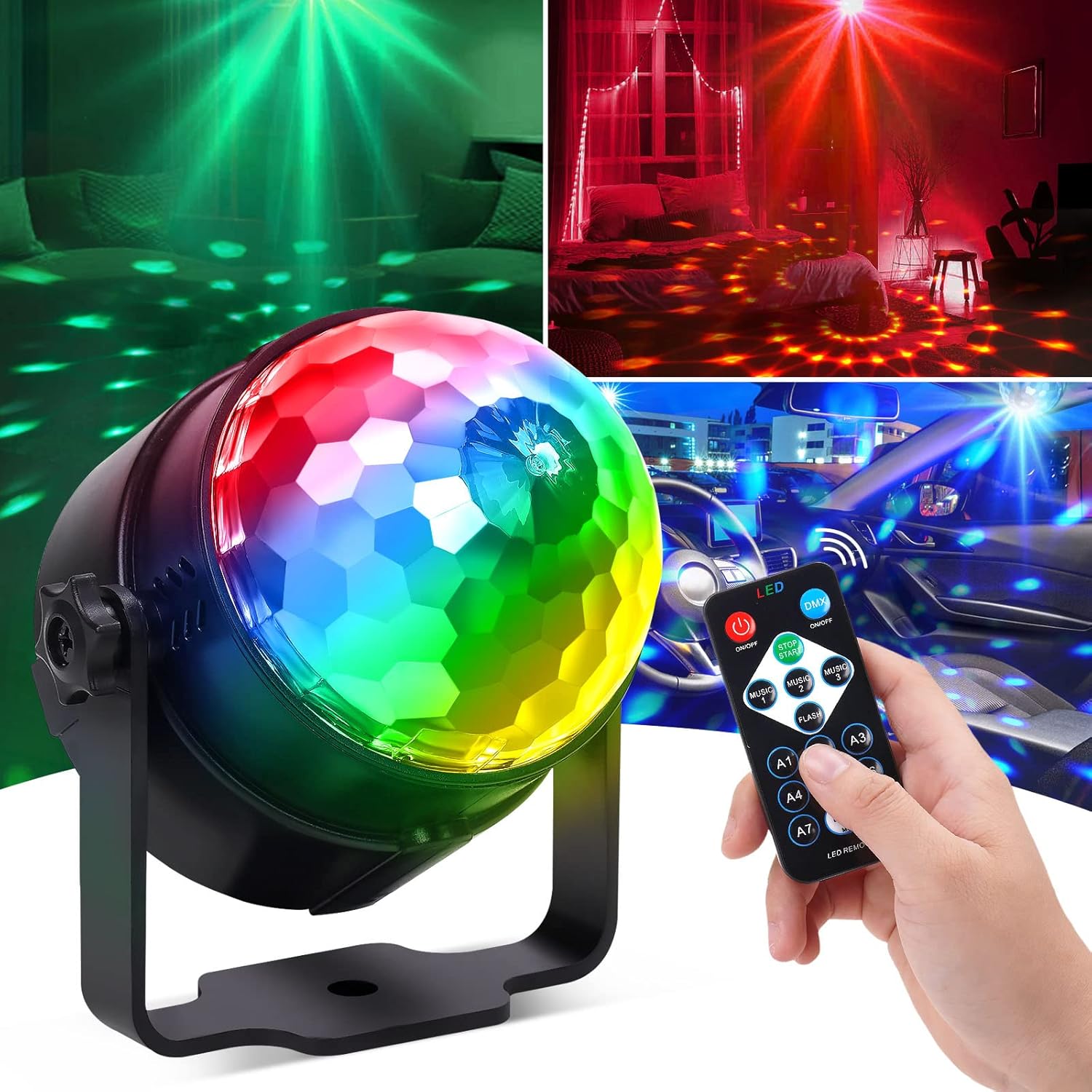 Rgb led palco luz de discoteca - Audio Music Dj avaliação e preço