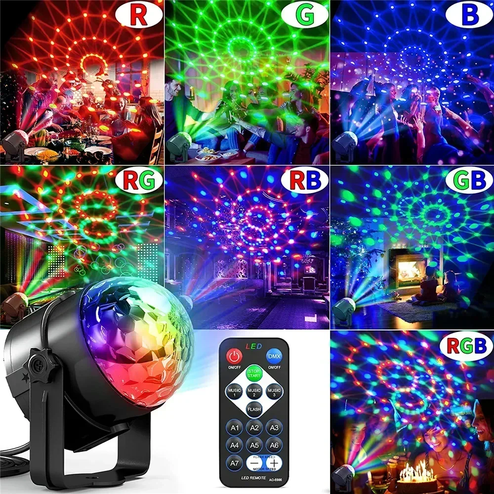 Rgb led palco luz de discoteca - Audio Music Dj avaliação e preço