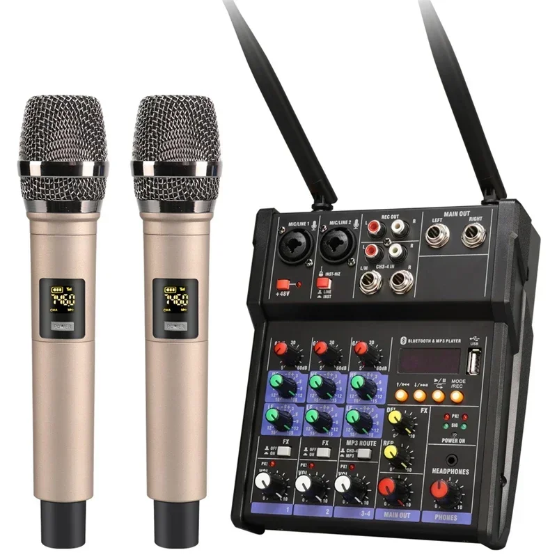 Mixer de áudio usb de 4 canais - Audio Music Dj avaliação e preço
