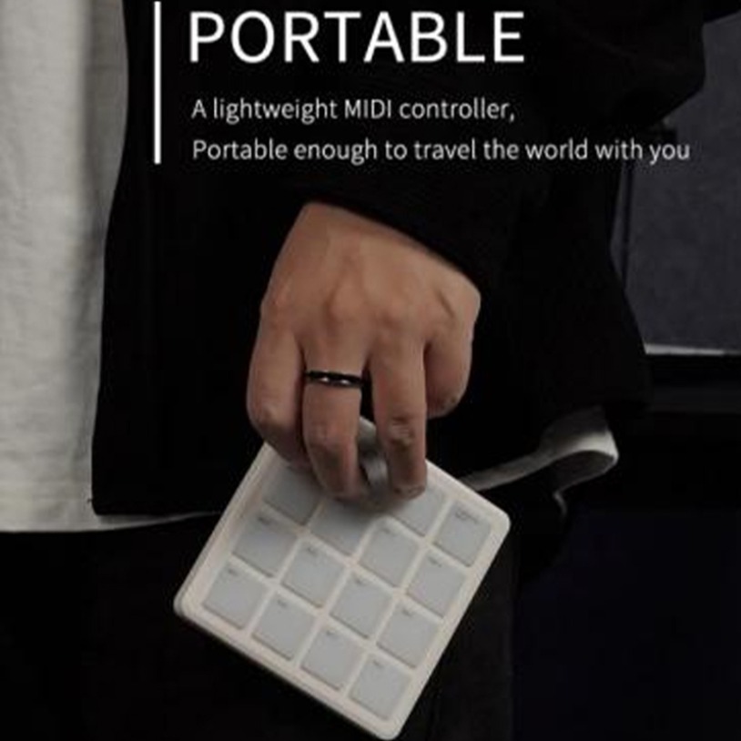 Controlador MIDI Portátil SMC- - Midi Controller Pad avaliação e preço