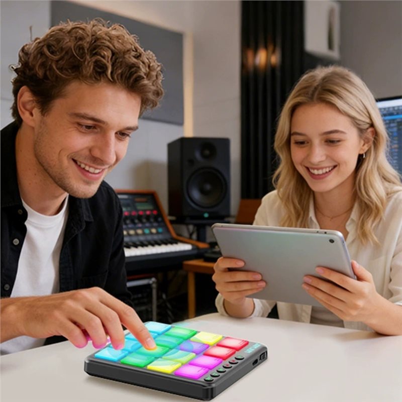 【ESSENCIAL PARA VIAGENS】Contro - Midi Controller Pad avaliação e preço