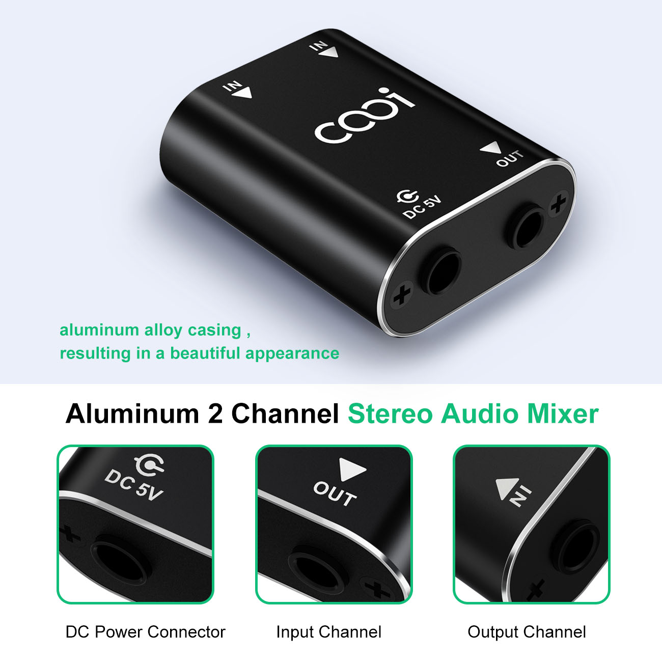 Cooidea Mini Mixer de Áudio Es - Audio Music Dj avaliação e preço